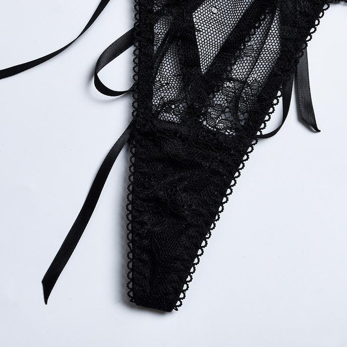 Fashion Lace Suspender Underwear Sexy Lingerie Two-piece Set