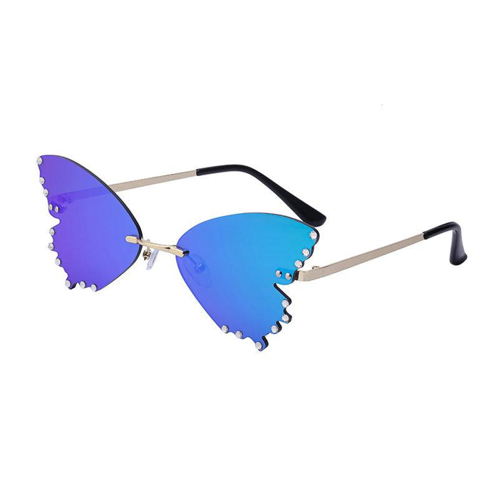 Women's Cool Butterfly Sunglasses With Rhinestone