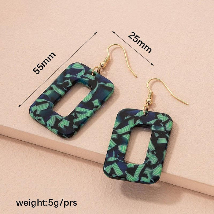 New Fashion Marine Green Women's Earrings