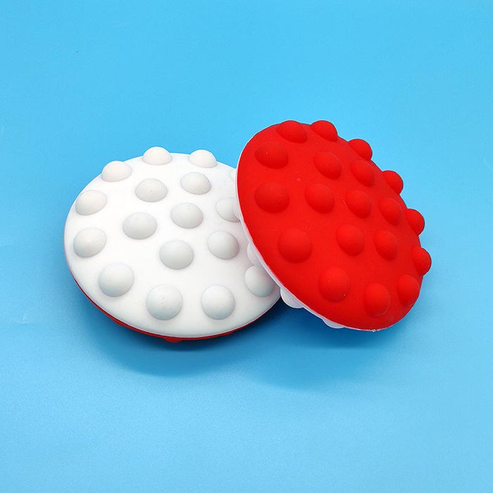 Pop It Fidget Toys Multicolor 3D Silicone Decompression Ball