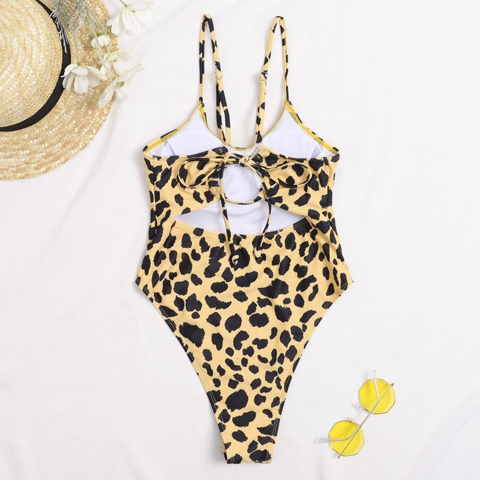 New Sexy Leopard Print One-piece Bikini