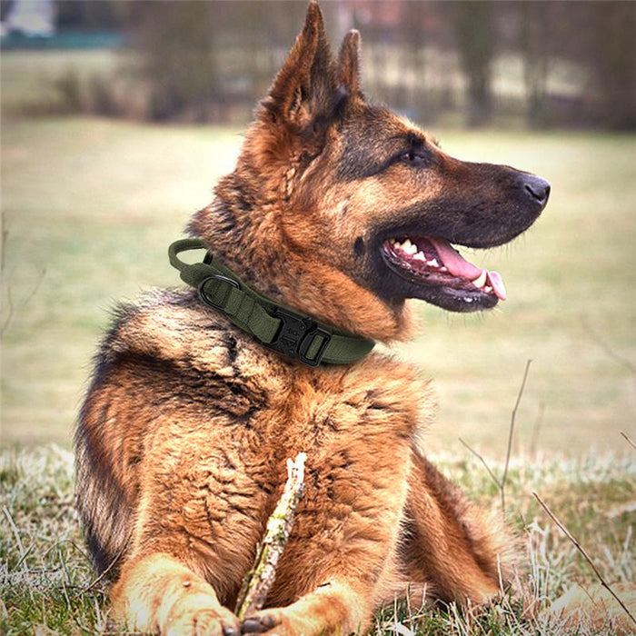 Military Tactical Dog Collar Large Dog Collar