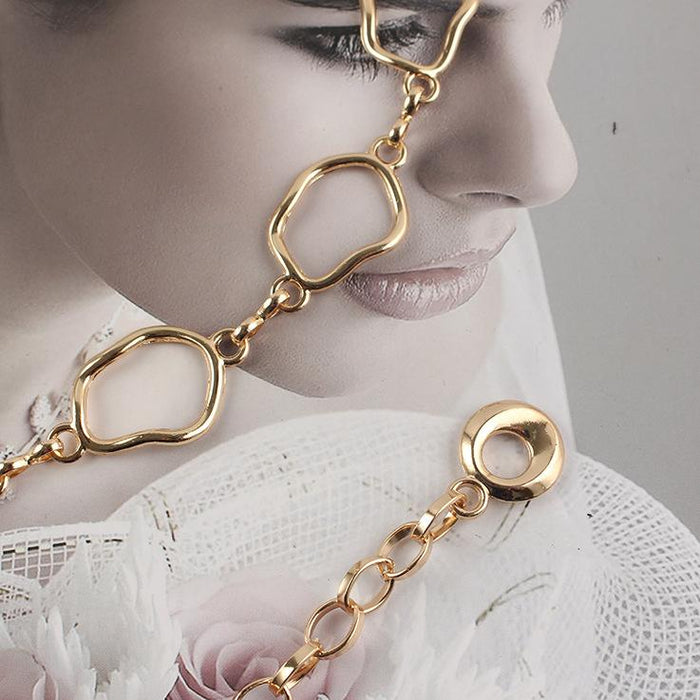 Women's Summer Fashion Simple Decorative Metal Waist Chain