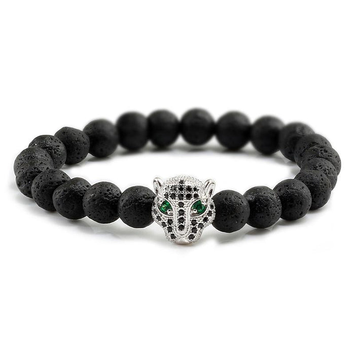 12 Style Men Black Lava Healing Balance Beads Bracelet