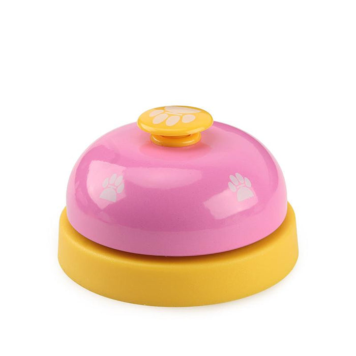Pet Toy Training Called Dinner Small Bell Footprint Ring