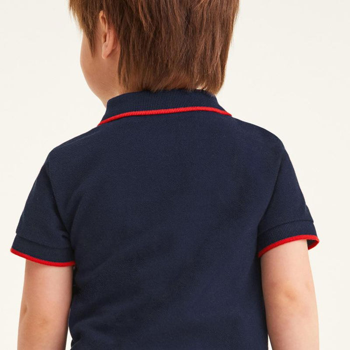 Children's T-shirt knitted boys' polo