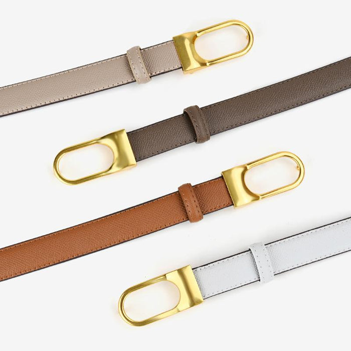 Summer Accessories Women's Soft Leather Dress Waist Leather Belt