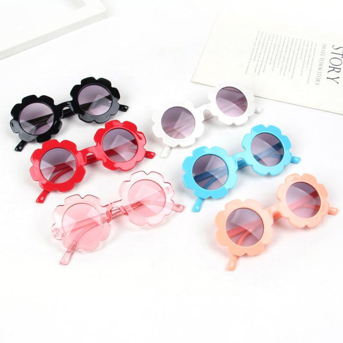 Children's small flower sunglasses and sunglasses