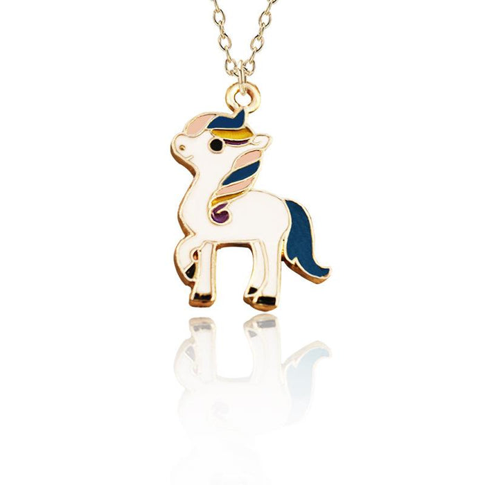 Cartoon Cute Unicorn Necklace