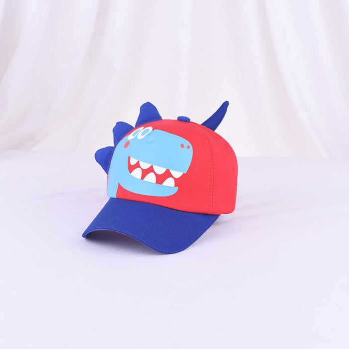 Summer Children' Cartoon Dinosaur Shade Net Baseball Cap