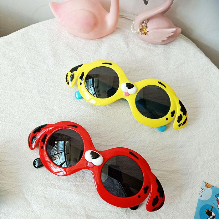 Cartoon Cute Dog Silicone Children's Sunglasses