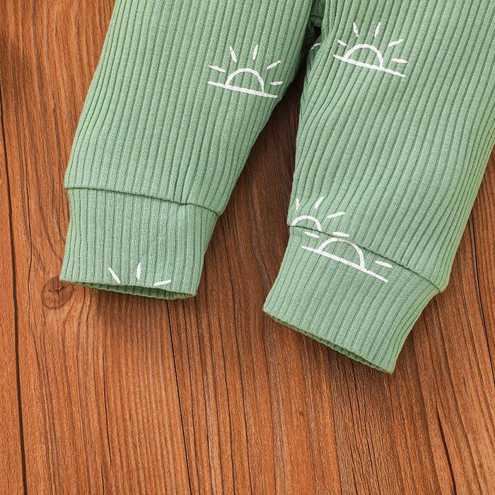 Infant Romper Hats Three Piece Set