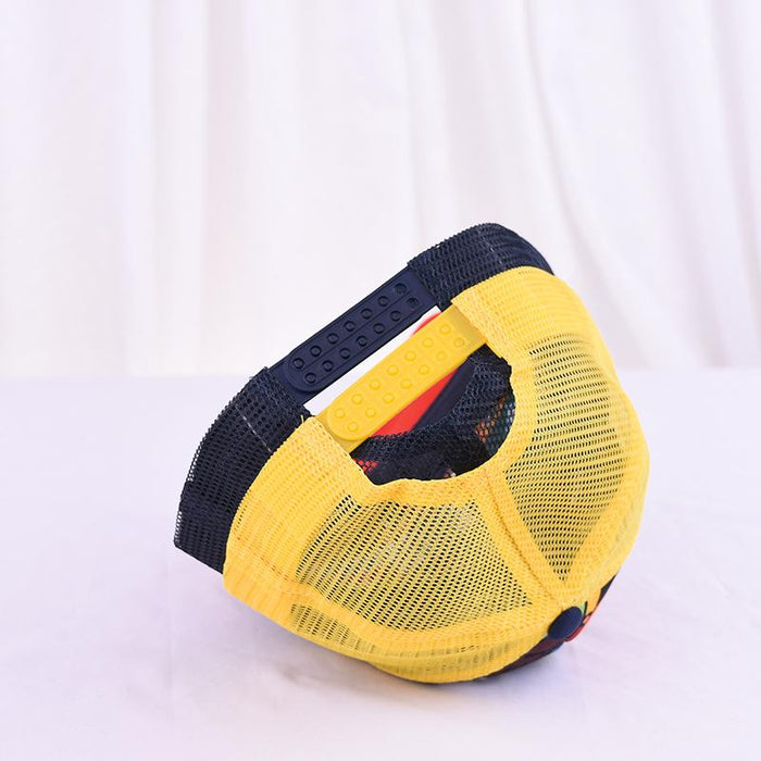 Children's Summer Outdoor Cute Cartoon Monkey Net Cap