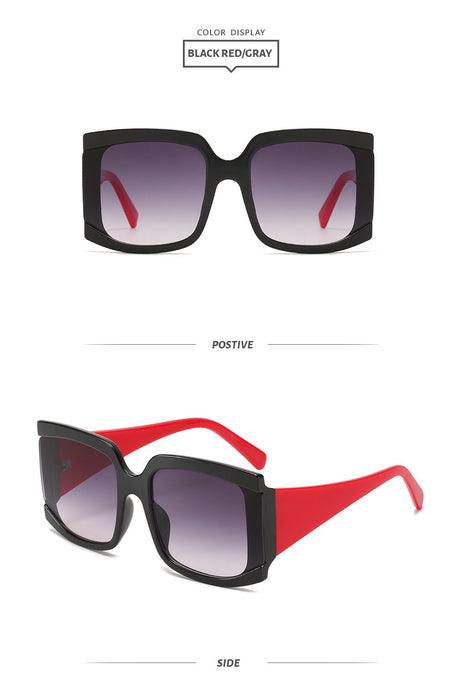 Large frame sunglasses retro square Sunglasses