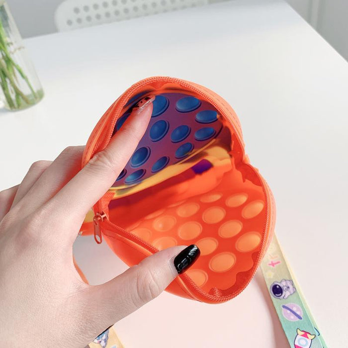 Astronaut Bag Press Silicone Soft Astronaut Kids Bag