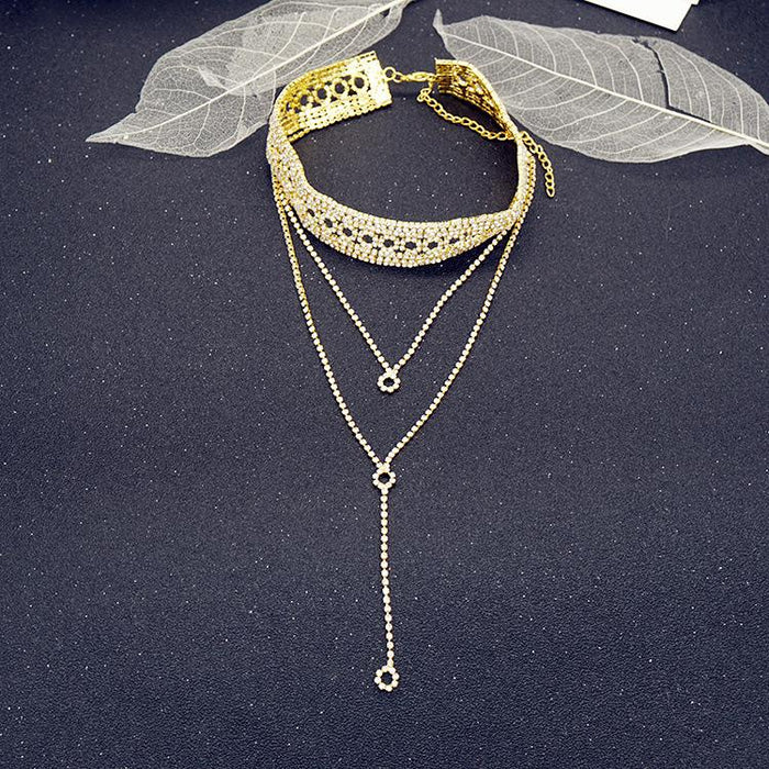 New Fashion Tassel Neckchain Hollow Out Women's Necklace