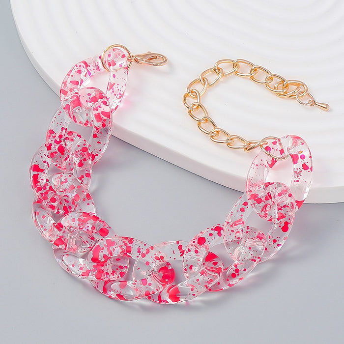 Fashion Jelly Acrylic Chain Resin Bracelet