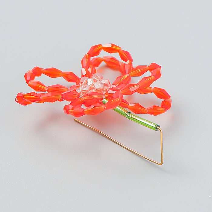 Fashion Multicolor Acrylic Floral Earrings