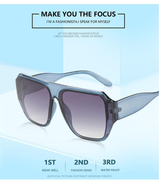 Contrast Sunglasses square frame