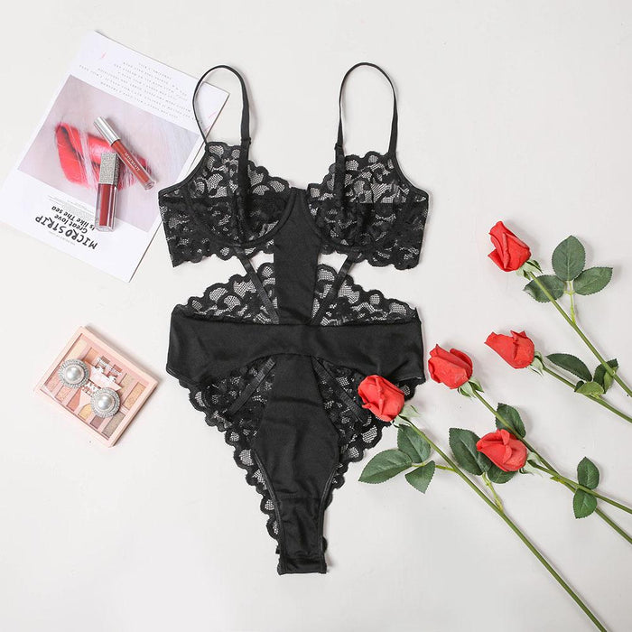 Sexy Lingerie Lace One-piece Underwear Women Bodysuit