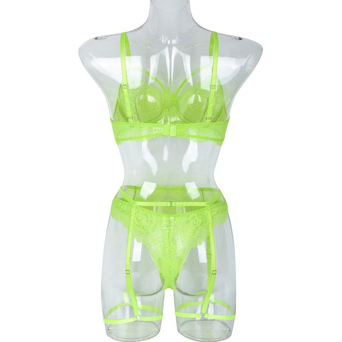 Women Lace Strap Underwire Lingerie Sexy Push Up Underwear