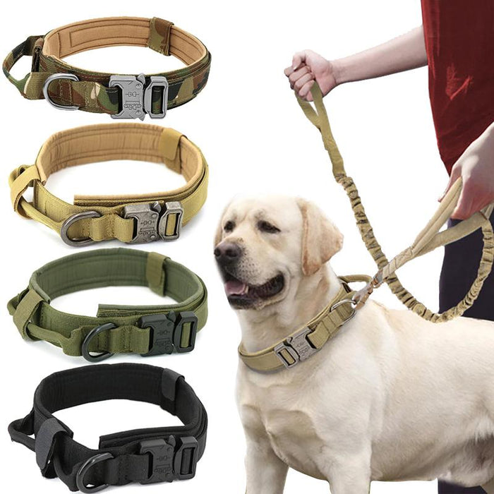 Military Tactical Dog Collar Large Dog Collar