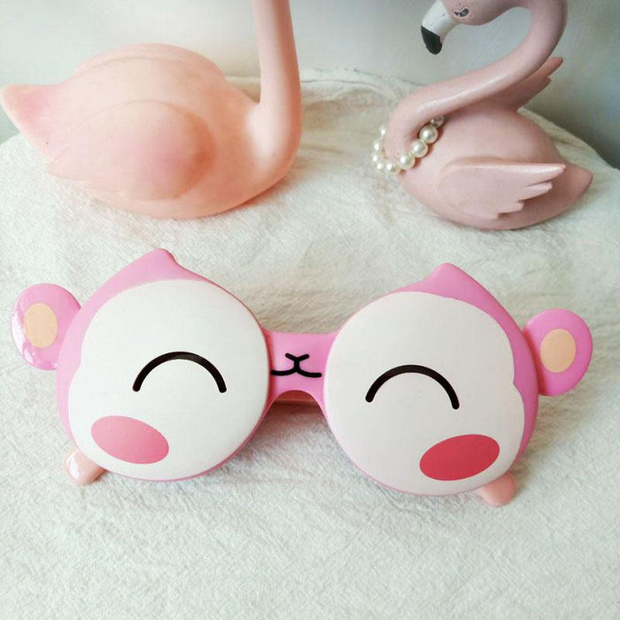 Fashion Little Peach Funny Children's Silicone Sunglasses