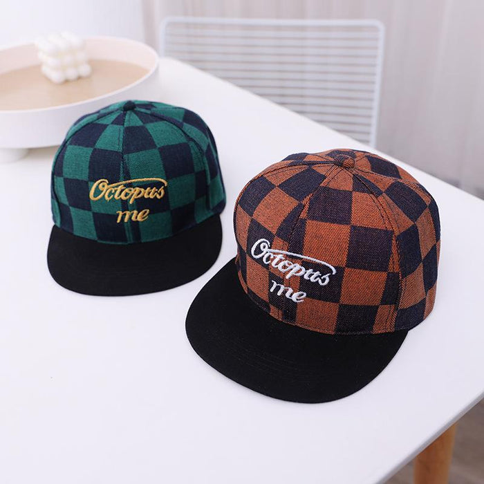 Summer Thin Sun Protection Adjustable Flat Brim Children's Cap