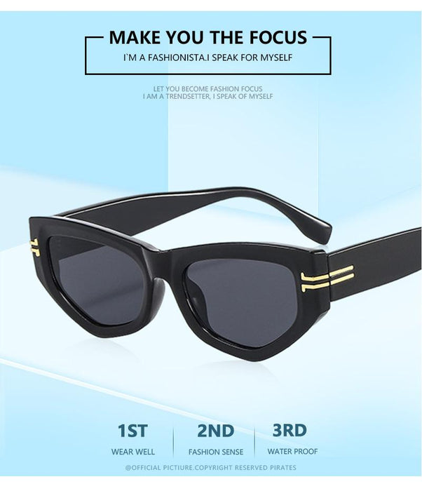 Small frame cat's eye personalized light luxury Sunglasses