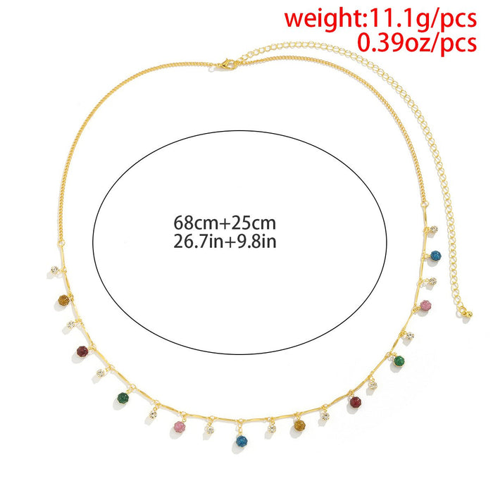 Sexy Simple Star Rhinestone Tassel Women's Waist Chain