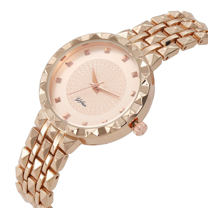 Women Watch Rhinestone Steel Quartz Fashion Wristwatch LLZ13889