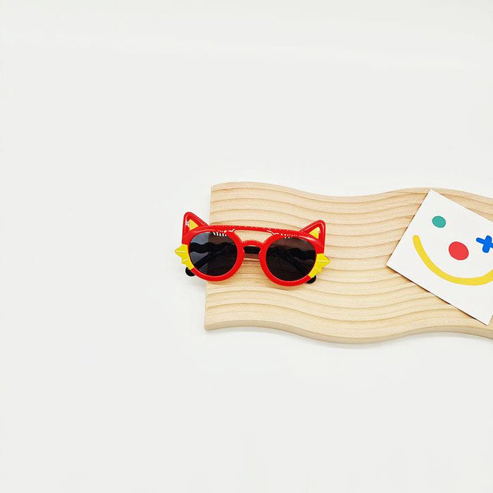 Cartoon Cat Personality Silicone Children's Sunglasses