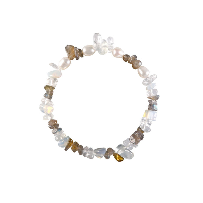 Handmade Agate Crystal Beaded Bracelet