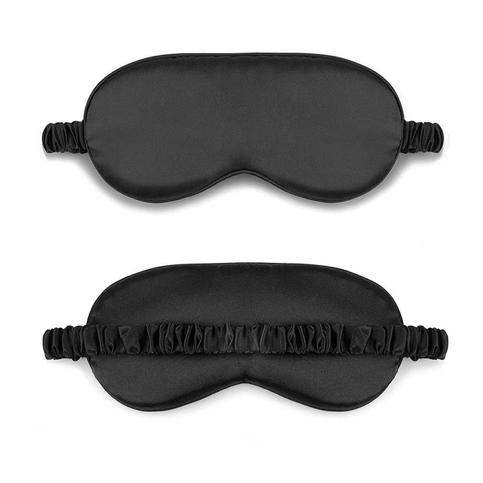 Pure Color Simulated Silk Sleeping Shade Eye Mask