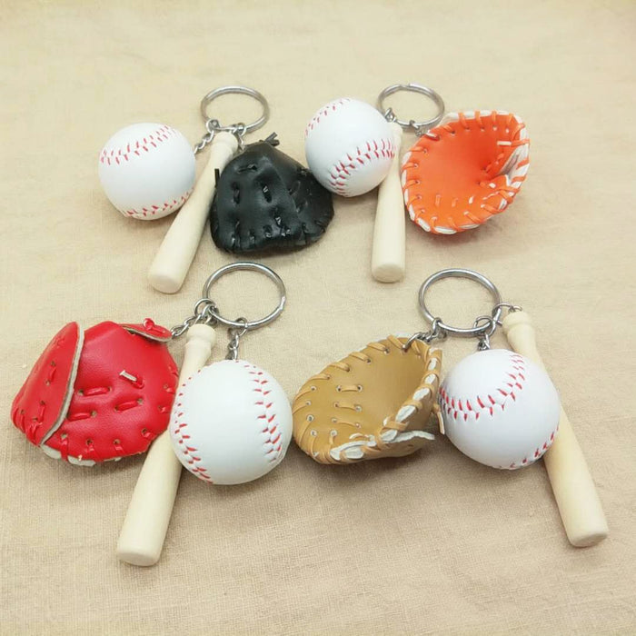 Creative Baseball Key Chain Souvenir Backpack Pendant