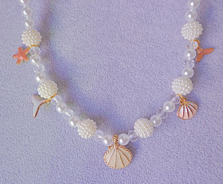 Children's Pearl Necklace Bracelet Set Underwater World Series