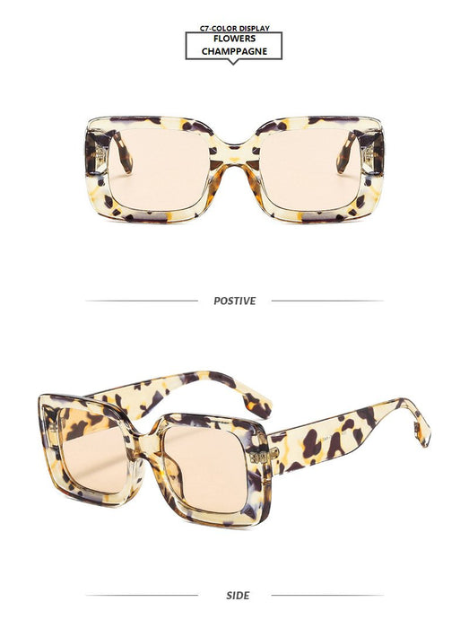 Box simple Retro Sunglasses