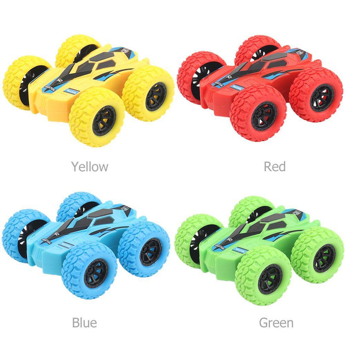 Funny children's toy car double-sided inertial safety anti-collision