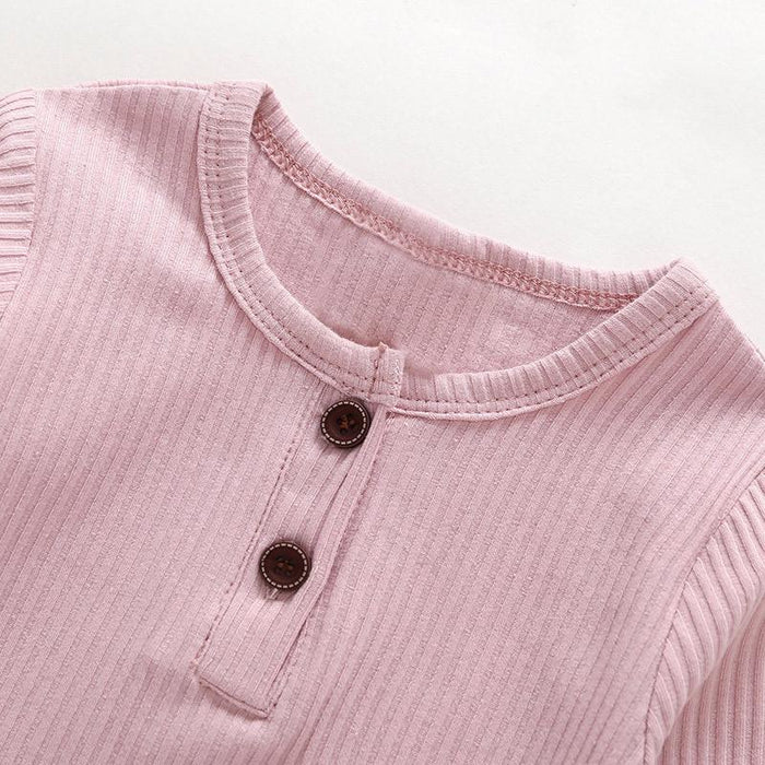 Newborn Clothes Baby Solid Color Romper