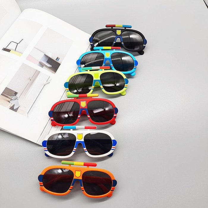 Fashion Cartoon Car UV Proof Children's Sunglasses