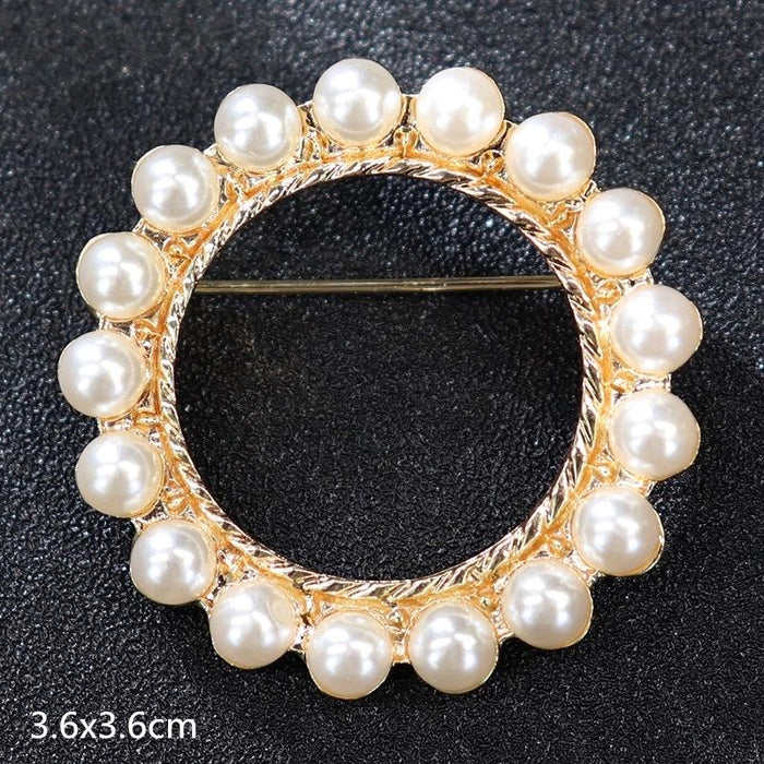 Multi Styles of Exquisite Brooch Vintage Women's Suit Accessories