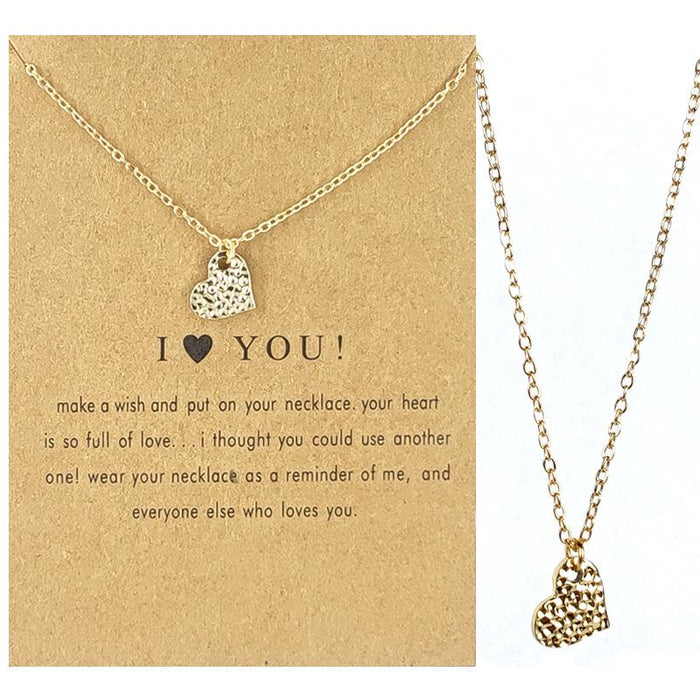 Card Love Horseshoe Five Pointed Star 8-character Skull Short Necklace