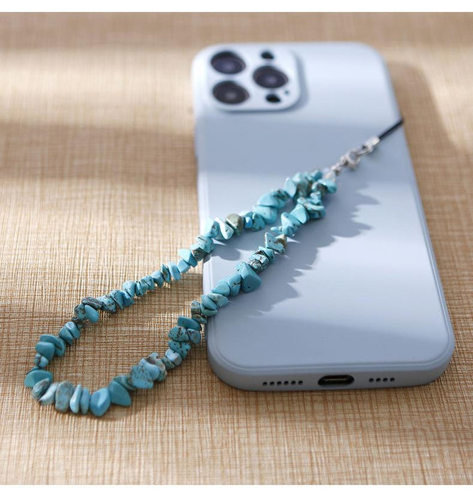 Beaded Mobile Phone Chain Pendant Gravel Mobile Phone Pendant