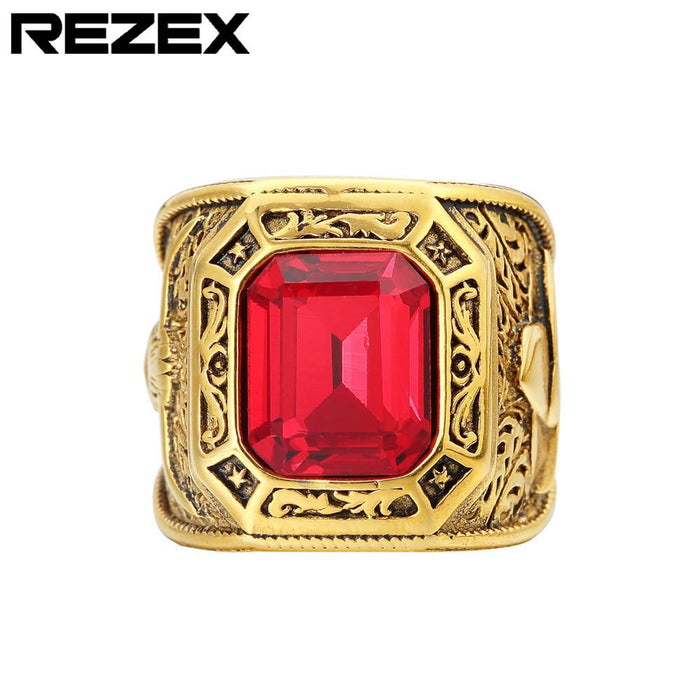 Jewelry Wholesale Personality Men's Retro Titanium Steel Ring