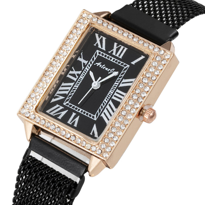 New Stainless Steel Women Wristwatch Quartz Fashion Casual Clock LLZ20032