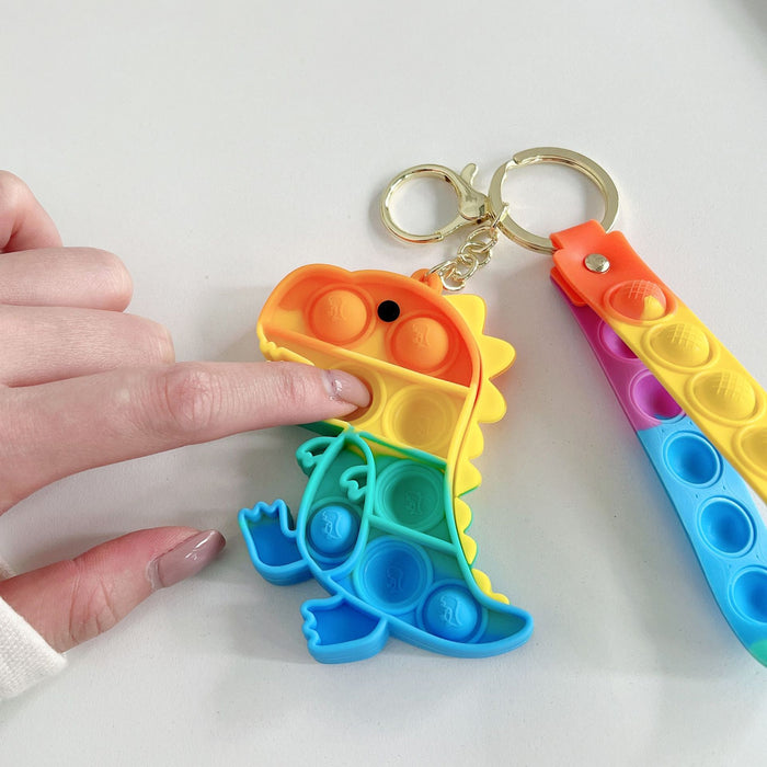 Silicone Waterproof Fruit Decompression Toy Pendant Ornament