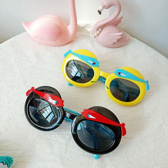 Children's Silicone Cartoon Turtle Polarized Sunglasses