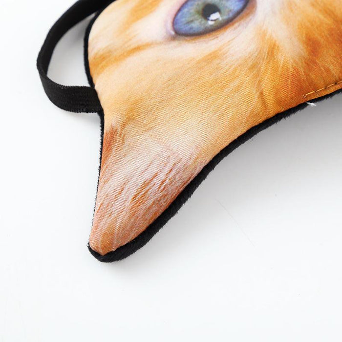 Creative Tiger Pug Cat 3d Animal Cartoon Blindfold Eye Mask