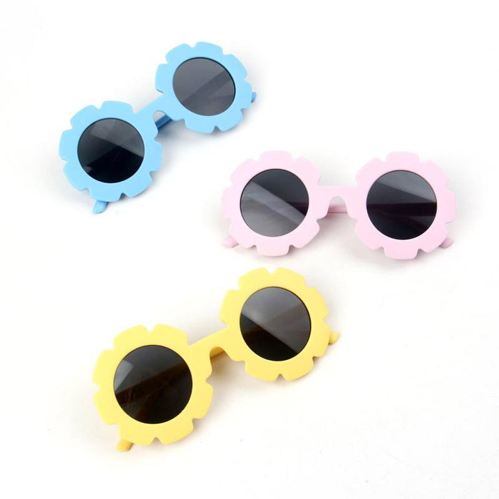 Children's Sunglasses flower glasses UV Scrub