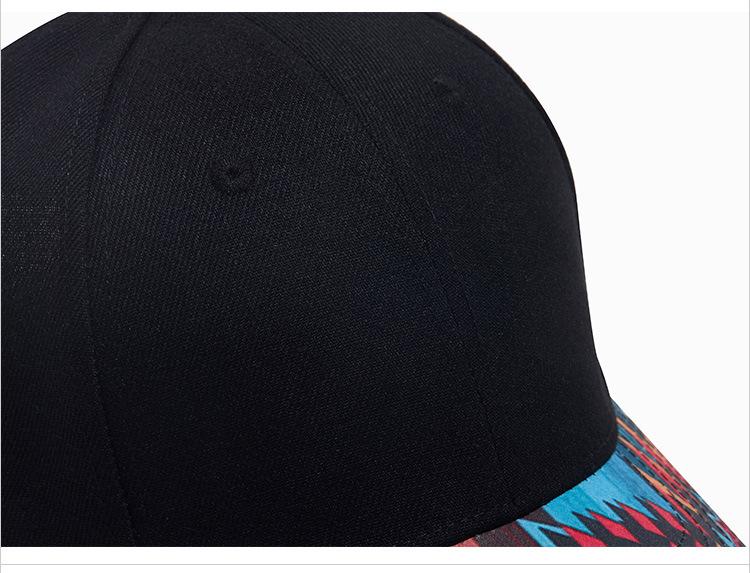 New Baseball Cap Color Printed Duck Tongue Cap
